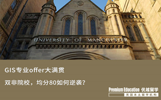 【雙非逆襲】雙非院校，均分80申請GIS專業offer大滿貫